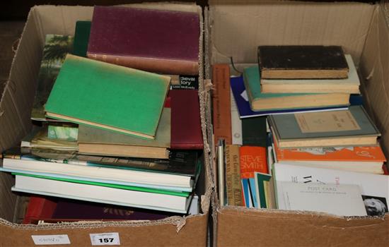 2 boxes books - Geography, etc(-)